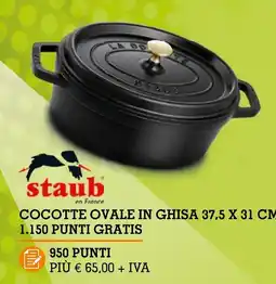 C+C Cash and Carry Cocotte ovale in ghisa Staub offerta