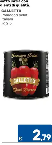 ARCA C+C cash and carry Pomodori pelati italiani Galletto offerta