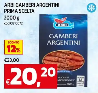 Arbi gamberi argentini