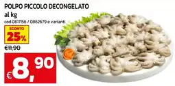 C+C maxigross Polpo piccolo decongelato offerta