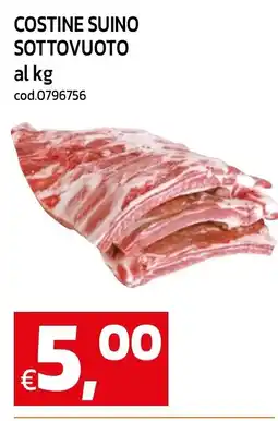 C+C maxigross Costine suino sottovuoto offerta