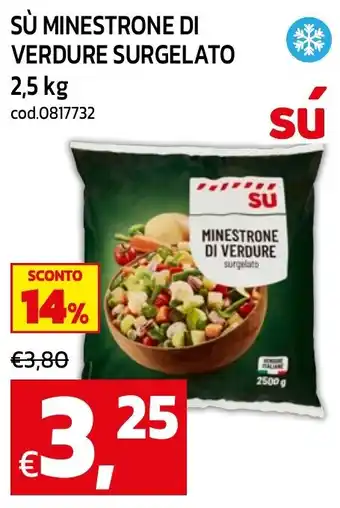 Minestrone di verdure surgelato