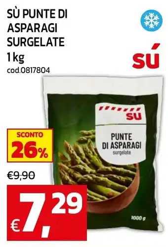 Punte di asparagi surgelate