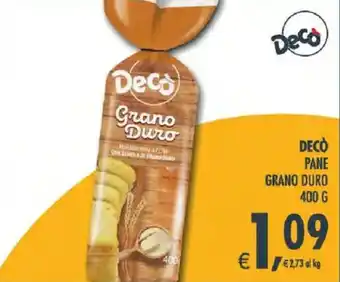 Decò pane grano duro
