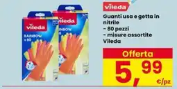 Eurospar Guanti usa e getta in nitrile Vileda offerta