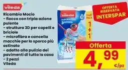 Eurospar Ricambio Mocio Vileda offerta