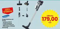 Eurospar Scopa elettrica Jet 65 Pet Samsung offerta