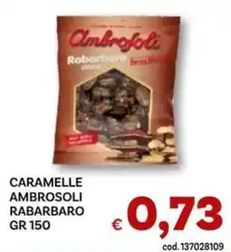 Vivo Supermercati Caramelle Ambrosoli Rabarbaro offerta