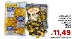 Vivo Supermercati Caramelle ambrosoli balsamiche al miele offerta