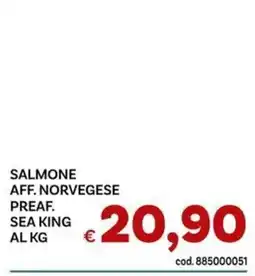Vivo Supermercati Salmone aff. norvegese preaf. sea king offerta