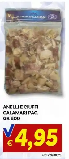 Vivo Supermercati Anelli e ciuffi di calamari offerta