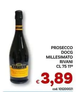 Vivo Supermercati Prosecco DOCG Millesimato Rivani offerta