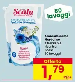 Eurospar Ammorbidente Fiordaliso e Gardenia ricarica Scala offerta