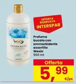 Eurospar Profuma bucato con ammorbidente assortito Wexór offerta