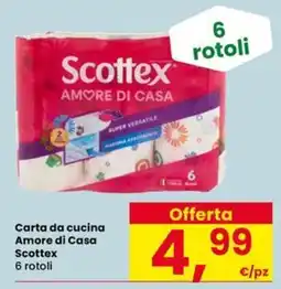 Eurospar Carta da cucina Amore di Casa Scottex offerta