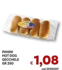 Vivo Supermercati Panini hot dog gecchele offerta
