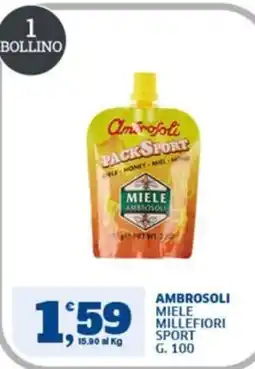 Sigma Ambrosoli miele millefiori sport offerta