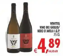 Deco Iperstore Vivitis Vino Bio Grillo/Nero d'Avola I.G.P. offerta