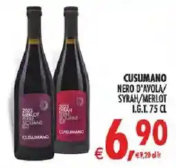 Deco Iperstore Cusumano Nero d'Avola/Syrah/Merlot offerta