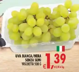 Deco Iperstore Uva bianca/nera senza semi offerta