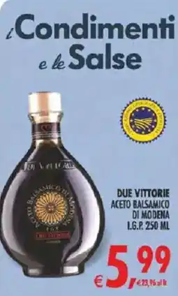 Deco Iperstore Aceto Balsamico di Modena Due Vittorie offerta