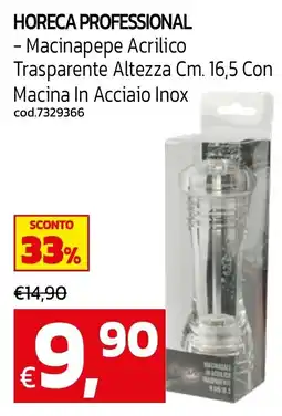 C+C maxigross Macinapepe Acrilico Trasparente offerta