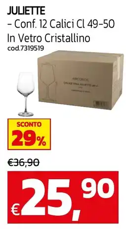 C+C maxigross Calici vino Juliette offerta