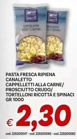 Vivo Supermercati Pasta fresca ripiena Canaletto offerta