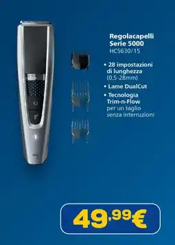 Euronics Regolacapelli Serie 5000 offerta