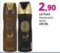 Irys Lattafa Deodorante spray offerta