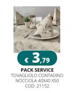 Altasfera Tovagliolo contadino nocciola offerta