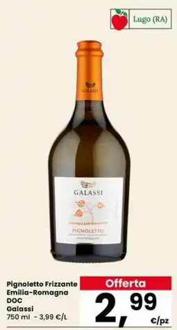 Eurospar Pignoletto Frizzante Galassi offerta