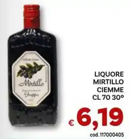 Vivo Supermercati Liquore mirtillo Ciemme offerta
