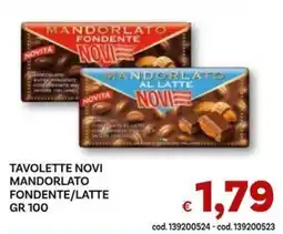 Vivo Supermercati Tavolette Novi Mandorlato offerta