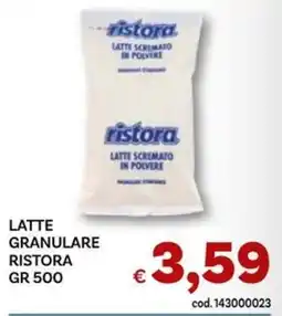 Vivo Supermercati Latte granulare Ristora offerta