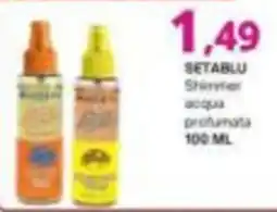 Irys Setablu shimmer acqua profumata offerta
