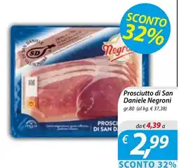 DiMeglio Prosciutto di San Daniele Negroni offerta
