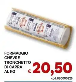Vivo Supermercati Formaggio chevre tronchetto di capra offerta