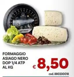 Vivo Supermercati Formaggio Asiago Nero DOP 1/4 ATP offerta