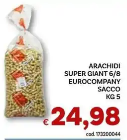 Vivo Supermercati Arachidi super giant 6/8 eurocompany offerta
