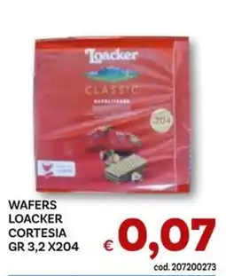 Vivo Supermercati Wafers Loacker Classic offerta