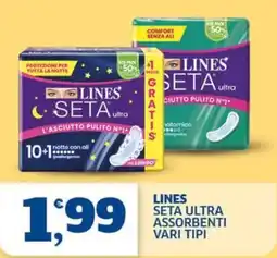 Sigma Lines seta ultra assorbenti offerta