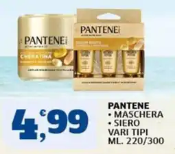 Sigma Pantene maschera siro vari tipi offerta