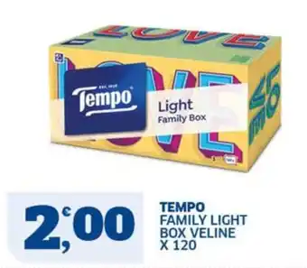 Tempo family light box veline