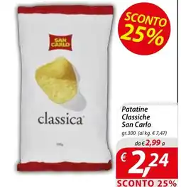 DiMeglio Patatine Classiche San Carlo offerta