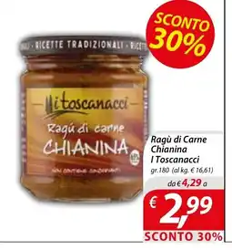 DiMeglio Ragù di Carne Chianina I Toscanacci offerta