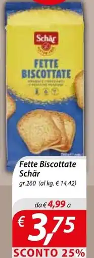 DiMeglio Fette Biscottate Schär offerta