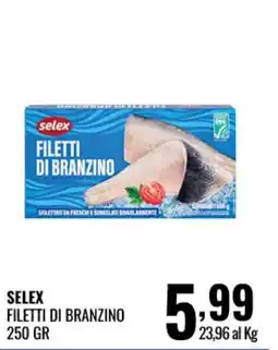 Gecop Selex filetti di branzino offerta