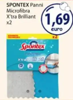 Acqua & Sapone Spontex Panni Microfibra X'tra Brilliant offerta