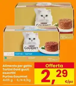 Eurospar Tortini Gold Purina Gourmet offerta